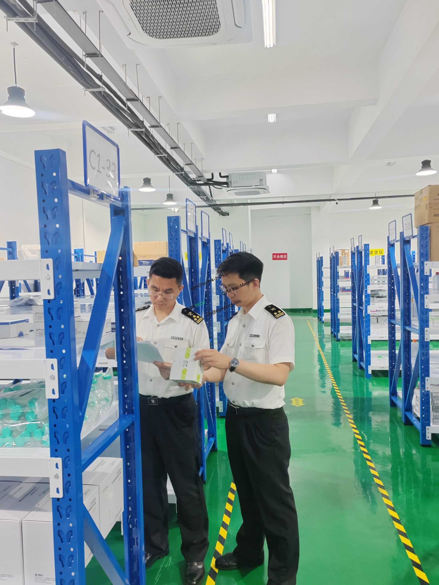 La aduana de Hefei realizó una inspección específica de nuestro almacén de cadena de frío.